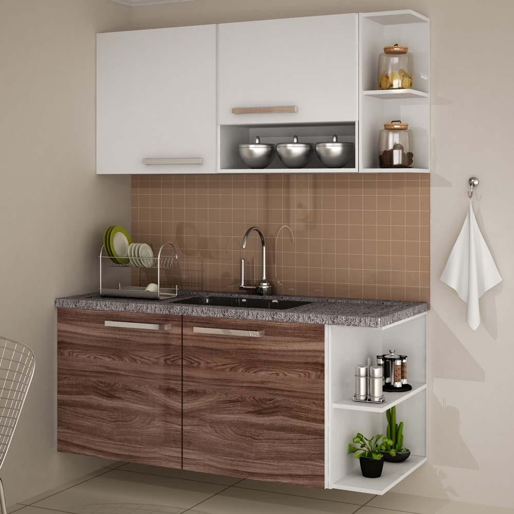 Cozinha Compacta Nobilis X Palmeira 4 Pe As Com 4 Portas Cozinha Cozinha Compacta Nobilis X Palmeira 4 Pe As Com 4 Portas Cozinha