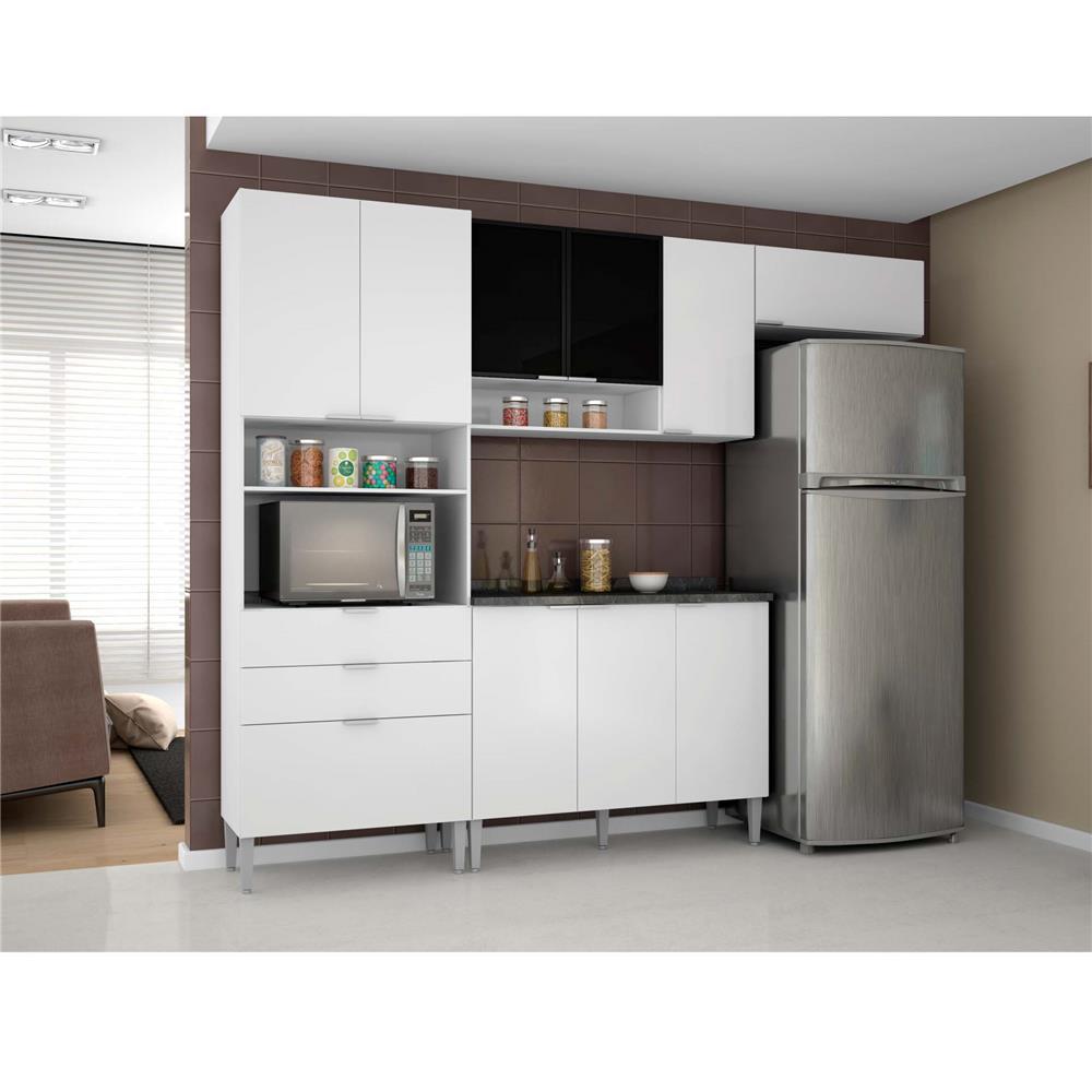 Cozinha Bartira Manuela Com 9 Portas E 3 Gavetas Cozinha Compacta Cozinha Bartira Manuela Com 9 Portas E 3 Gavetas Cozinha Compacta