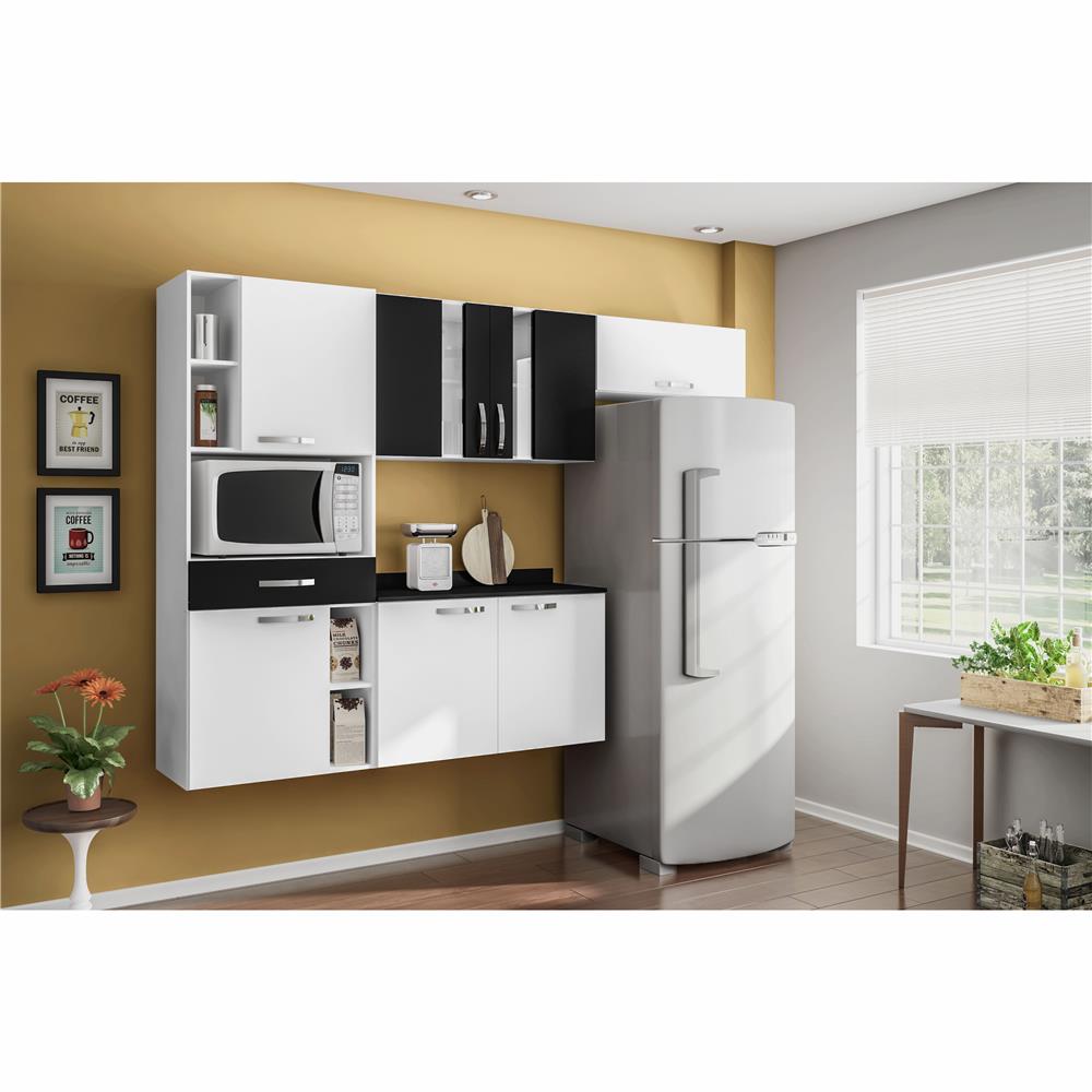 Cozinha Bartira Cleide Com 7 Portas E 1 Gaveta Cozinha Compacta No Cozinha Bartira Cleide Com 7 Portas E 1 Gaveta Cozinha Compacta No