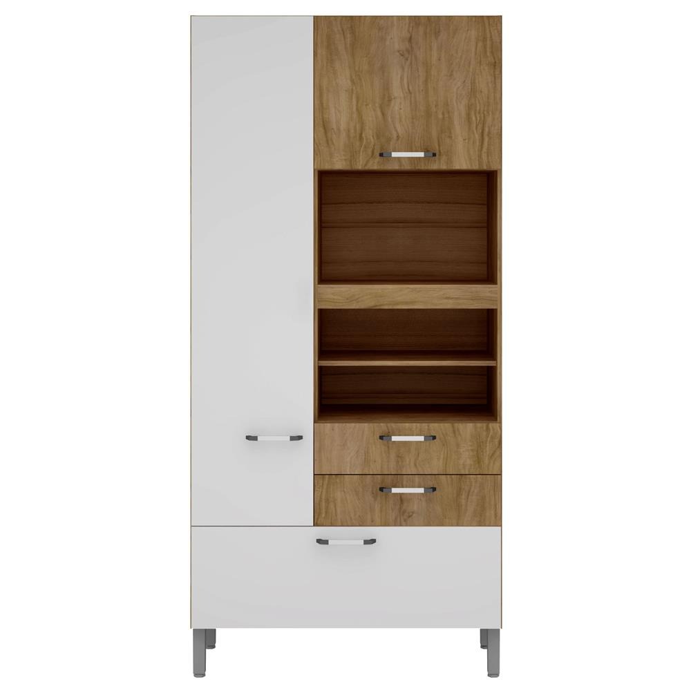 Paneleiro Duplo Bartira Cintia Plus Com 2 Portas E 3 Gavetas Paneleiro Duplo Bartira Cintia Plus Com 2 Portas E 3 Gavetas