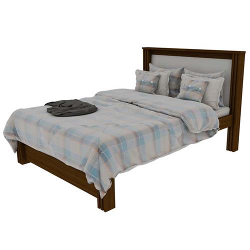 Cama de Casal Flex Collor Monalisa Móveis Europa - Nogueira/Branco é boa?