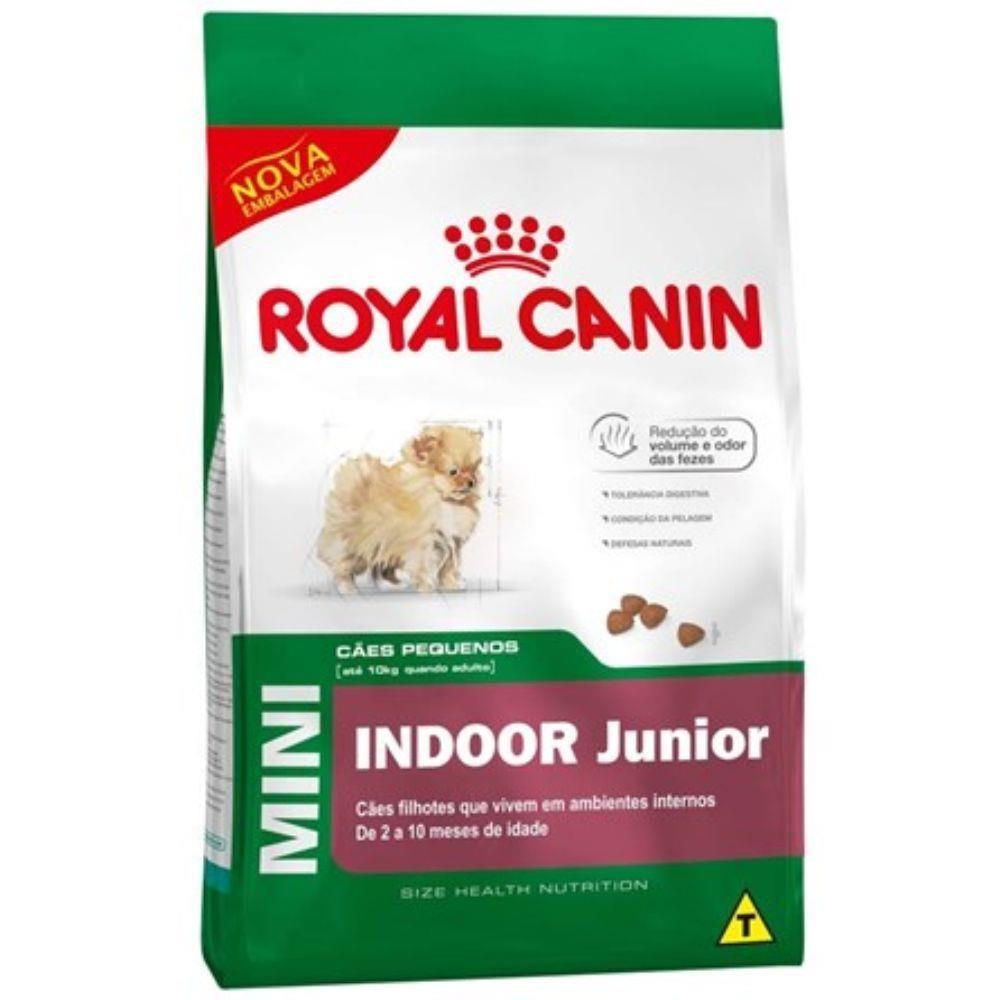 Ração Mini Indoor Junior – 7,5 Kg – Royal Canin - Alimentos e Rações no