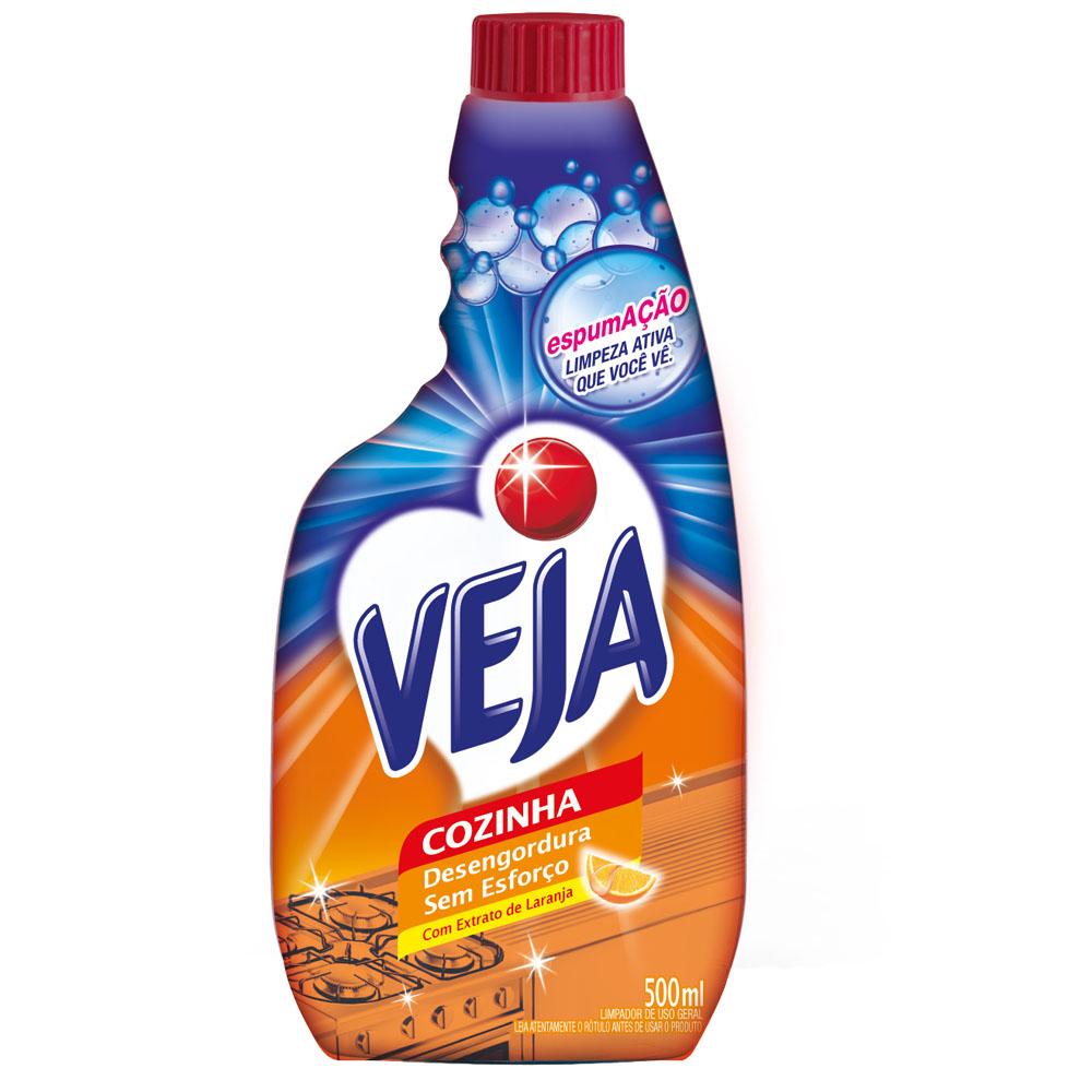 Refil Para Limpador Veja Desengordurante Laranja 500ml Refil Para Limpador Veja Desengordurante Laranja 500ml
