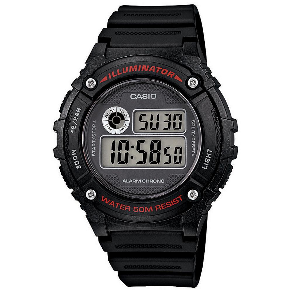Relógio Masculino Digital Casio W-216H-1AVDF - Preto
