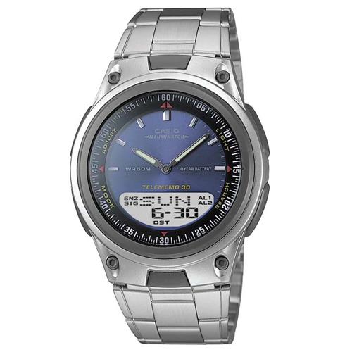 Relógio Masculino Anadigi Casio AW80D2AVDF - Prata Menor preço em Relógio Masculino Anadigi Casio AW80D2AVDF - Prata