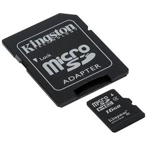 Cartão de Memória Kingston SDC4/16GB MicroSDHC de 16GB - Classe 4 + 1 Adaptador SD   é boa?