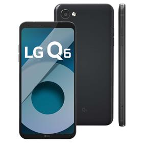 Smartphone LG Q6 Preto com 32GB, Tela 5.5”, And...