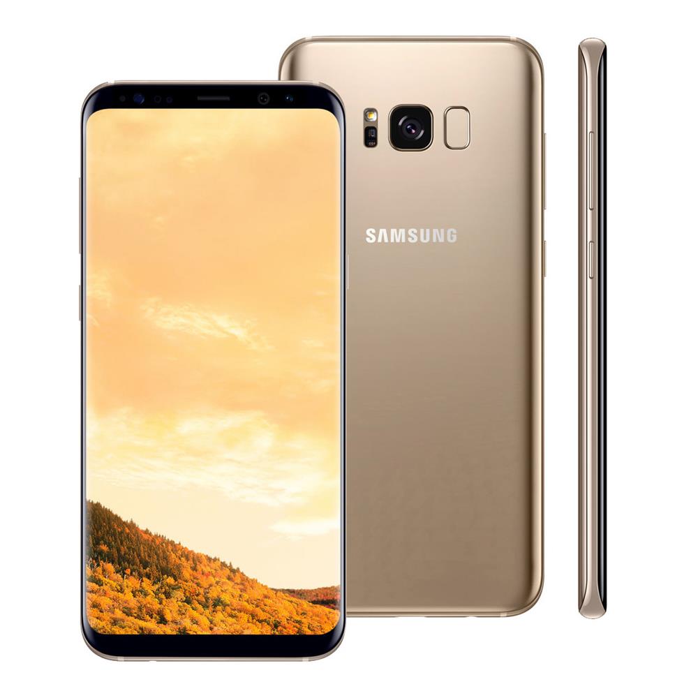 Smartphone Samsung Galaxy S8 Plus Dourado com 64GB, Tela 6.2”, Android 7.0, Dual Chip, Leitor de ...