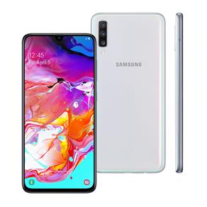 Smartphone Samsung Galaxy A70 Branco 128GB, Tel...