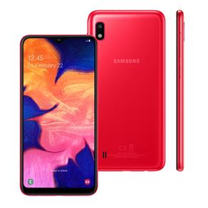 Smartphone Samsung Galaxy A10 Vermelho 32GB, Te...
