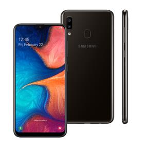 Smartphone Samsung Galaxy A20 Preto 32GB, Tela ...