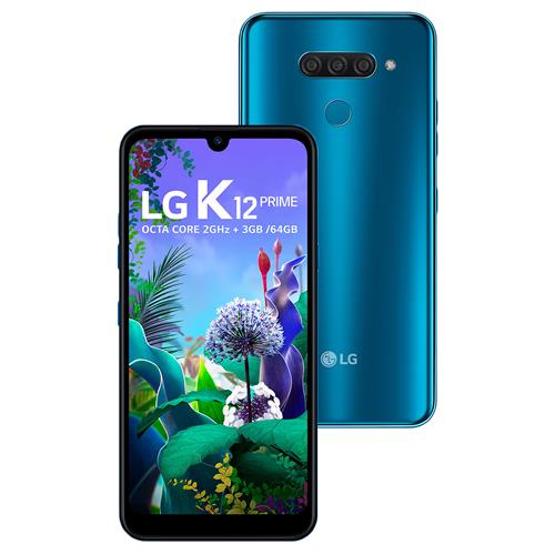 Smartphone LG K12 Prime 64GB Tela de 6,26" - Azul 