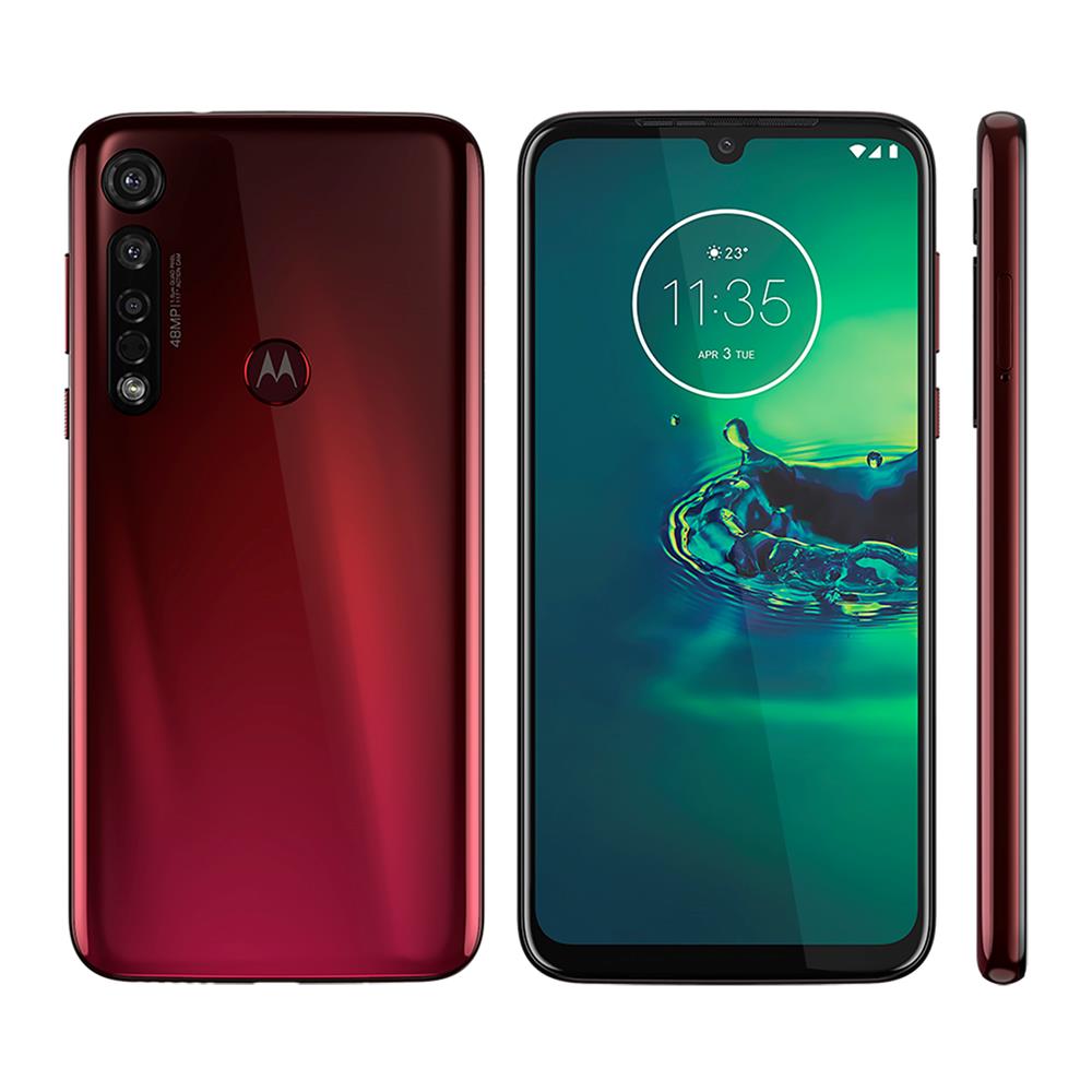 Smartphone Motorola Moto G8 Plus Cereja 64GB, Tela Max Vision de 6.3” FHD+, Câmera Traseira Tripla, Android 9.0 e Processador Qualcomm Octa-Core