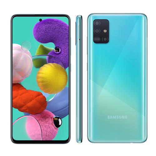 Smartphone Samsung Galaxy A51 Azul 128GB, Tela Infinita de 6.5", Câmera Traseira Quádrupla, Leitor Digital na Tela, Android e Processador Octa-Core - Android | Extra | 13116201