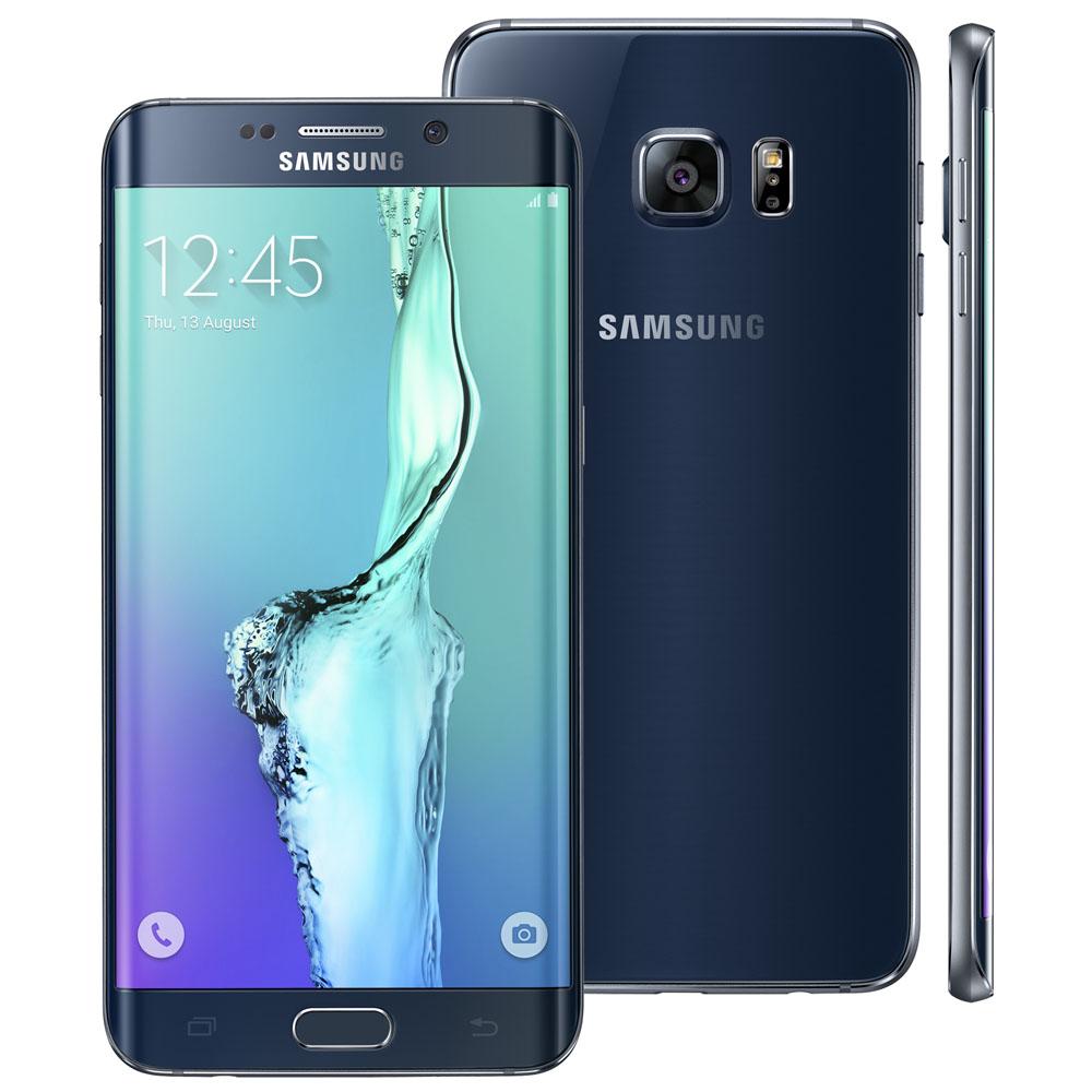 Smartphone Samsung Galaxy S6 Edge Plus Sm G928g Preto Com 32gb Tela