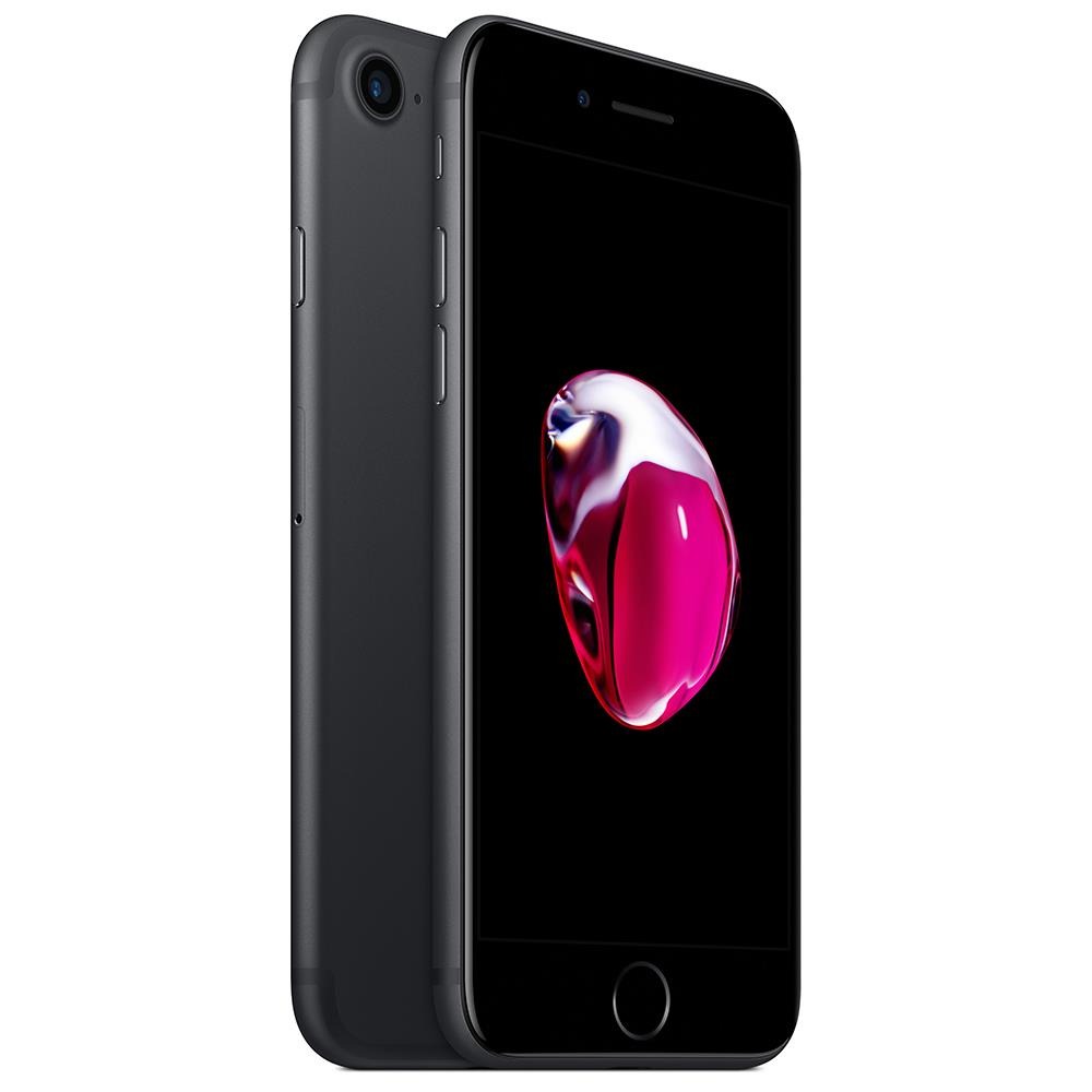 iPhone 7 Apple 3D Touch, iOS 11, Touch ID, Câm.12MP, Resistente à Água e Sistema de Alto-falantes Estéreo, 32GB, Preto Matte, Tela HD de 4,7"