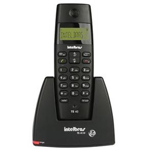 Telefone s/ Fio Intelbras c/ Dect TS 40 ID c/ I...