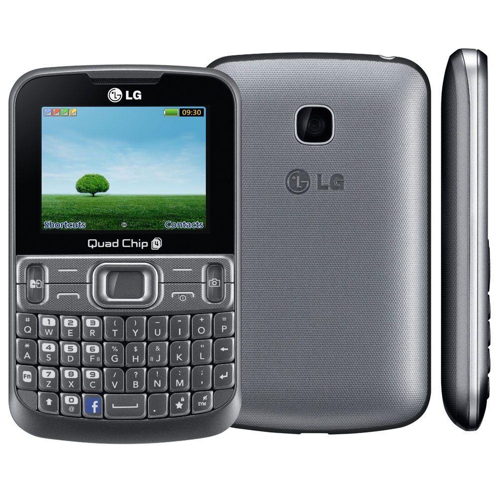 Passe o mouse e veja os detalhes. Mais Imagens. Celular Desbloqueado LG C299  Prata com Quad Chip ...
