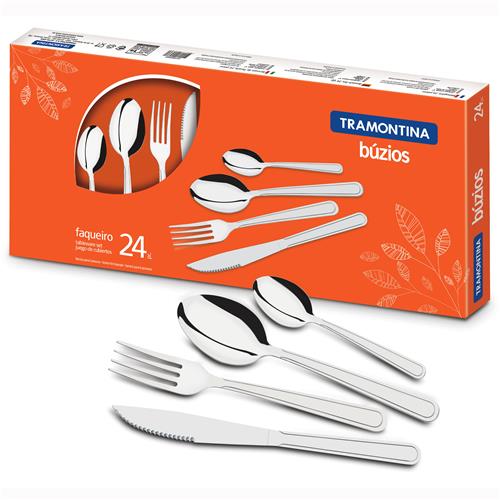 Faqueiro Tramontina Búzios 24 Peças - Inox é boa?