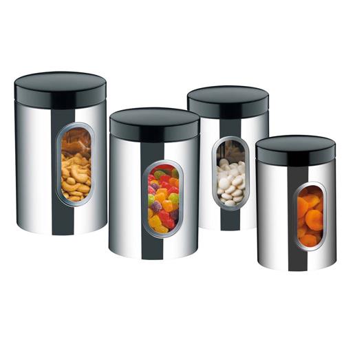 Conjunto de Potes Brinox Suprema 2109/100 em Aço Inox com Visor - 4 Peças é boa?