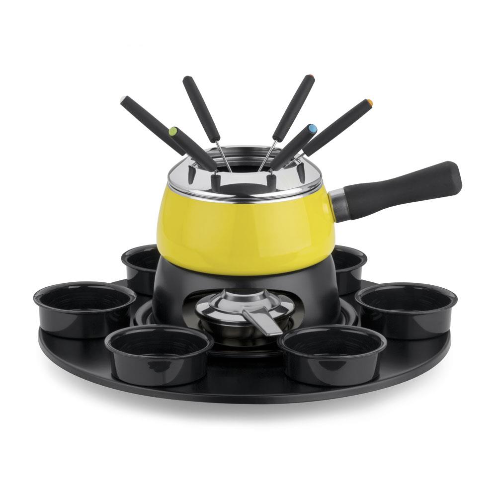 Aparelho De Fondue Qual O Melhor Aparelho de Fondue Forma Cervinia Carrossel - 18 Peças - Aparelhos de