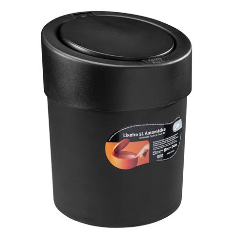 Lixeira Coza Automática 10908 em Polipropileno - 5 L Menor preço em Lixeira Coza Automática 10908 em Polipropileno - 5 L