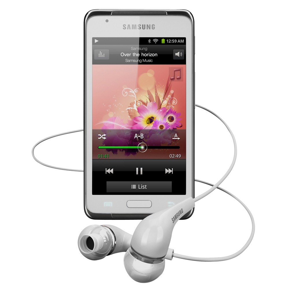 Media Player Samsung Galaxy Player GL1 Branco com tela 4.2", Android 2.