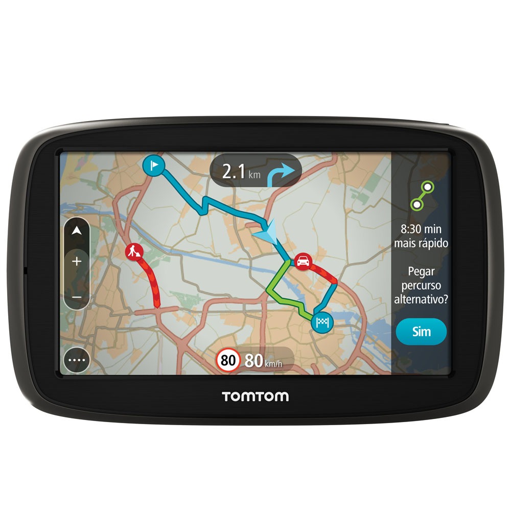 Navegador GPS TomTom GO 50B com Tela Touch Screen de 5", Informações de