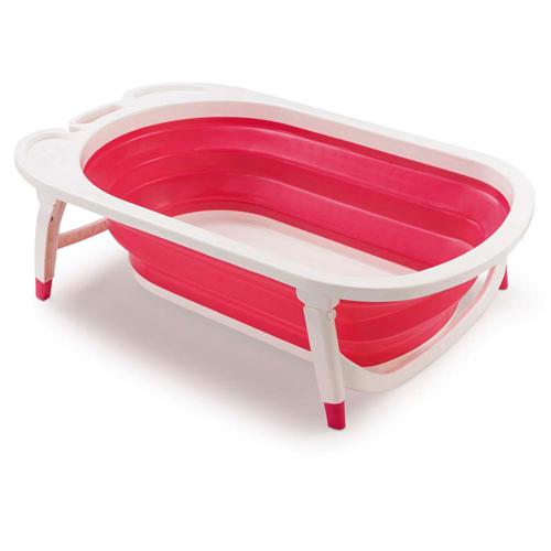 Banheira Dobrável Multikids Baby Flexi Bath - Rosa é boa?