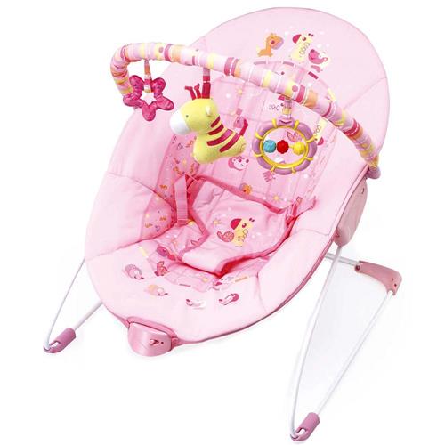 Cadeira de Descanso Vibratória Mastela 6787 - Até 11kg - Rosa Girafa Menor preço em Cadeira de Descanso Vibratória Mastela 6787 - Até 11kg - Rosa Girafa