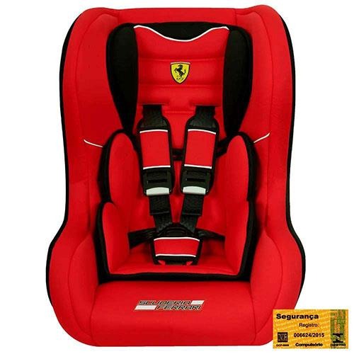 Menor preço em Cadeira para Automóvel Ferrari Trio SP Comfort 199256 – 0 a 25 Kg – Vermelha/Preta