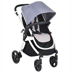Carrinho de Bebê Burigotto Soul - Preto/Cinza