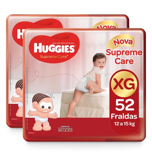 Fralda Huggies Turma da Mônica Supreme Care XG - 104 Unidades é boa?