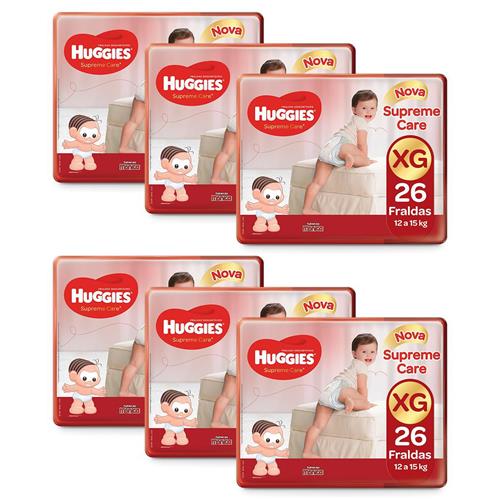 Fralda Huggies Turma da Mônica Supreme Care Mega XG - Kit com 156 Unidades é boa?