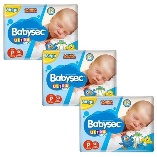 Fralda Babysec UltraSec Galinha Pintadinha P - Kit com 150 Unidades Menor preço em Fralda Babysec UltraSec Galinha Pintadinha P - Kit com 150 Unidades