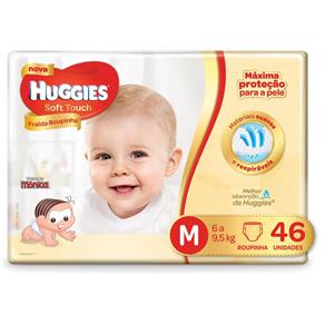 Fralda Huggies Turma da Mônica Soft Touch Mega ...
