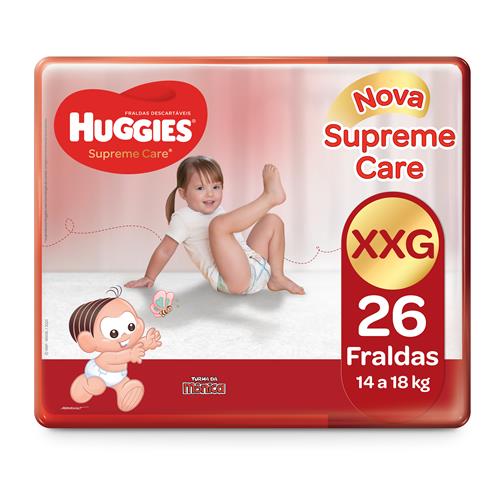 Fralda Huggies Turma da Mônica Supreme Care Mega XXG - 26 Unidades é boa?