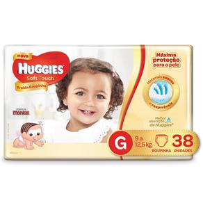 Fralda Huggies Turma da Mônica Soft Touch Mega ...