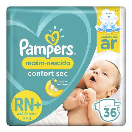 Fralda Pampers Confort Sec RN+ - 36 Unidades é ruim? Fralda Pampers Confort Sec RN+ - 36 Unidades é boa?