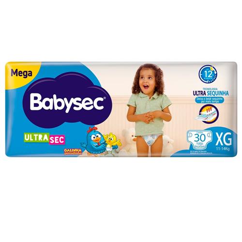 Fralda Babysec UltraSec Galinha Pintadinha XG - 36 Unidades