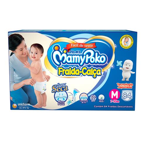 Fralda Mamypoko Calça Super M - 84 unidades Menor preço em Fralda Mamypoko Calça Super M - 84 unidades