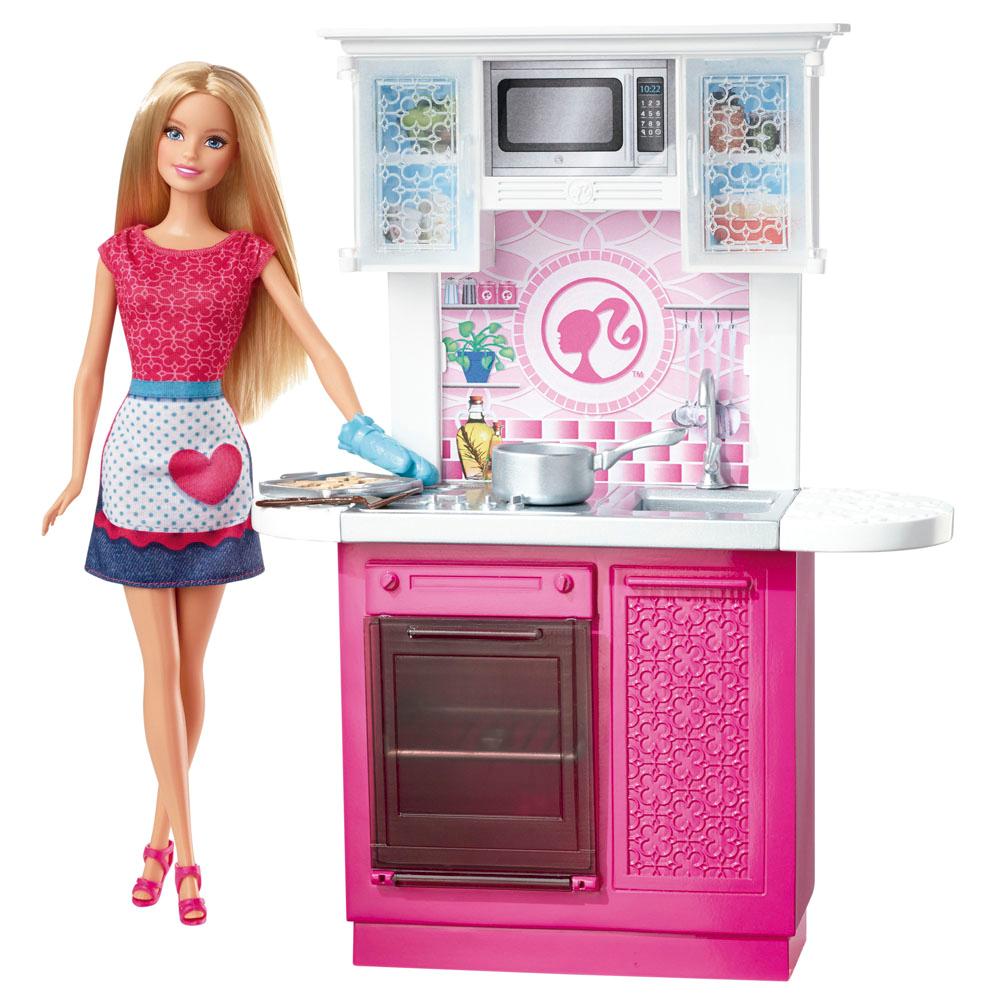 Boneca Barbie Mattel Móvel Cozinha Barbie no