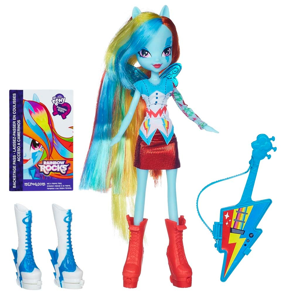 Zabawki My Little Pony Equestria Girls Extra Long Hair Rainbow