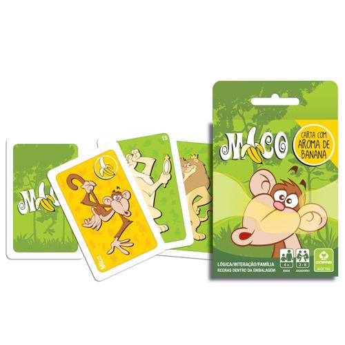 Jogo De Baralho Copag Mico Com Aroma De Banana Cartas E Domin s No 
