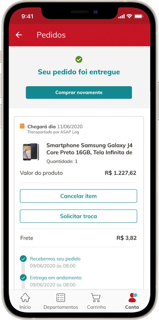 Acompanhe seu pedido