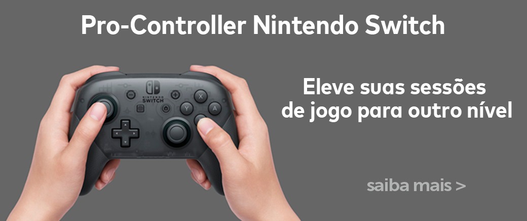 Pro-controller controle Nintendo Switch - eleve suas sessoes de jogos para outro nivel
