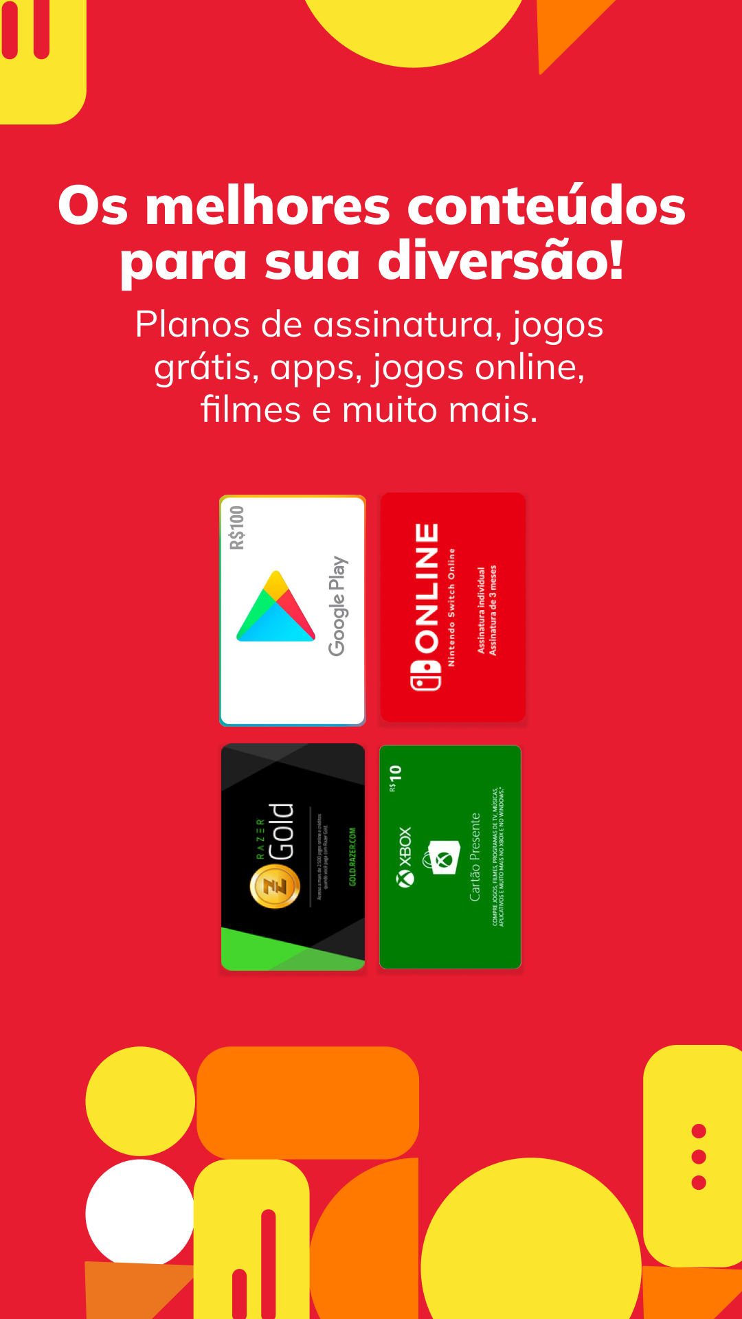 Confira os novos anúncios da Nintendo! - Gift Card Digital R$50 a