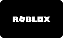 A imagem mostra o logo da Roblox e vai para o link dos cards da Roblox
