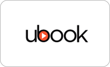 A imagem mostra o logo da Ubook e vai para o link dos cards da Ubook