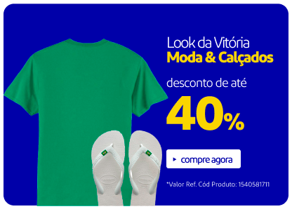 Moda e calçados com desconto de até 40%
